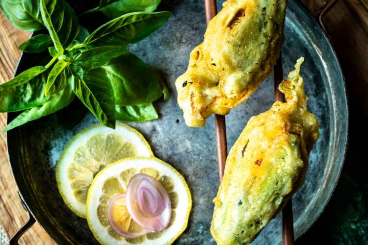 Fried Squash Blossoms with Pancetta, Lemon & Ricotta Be the Beautiful