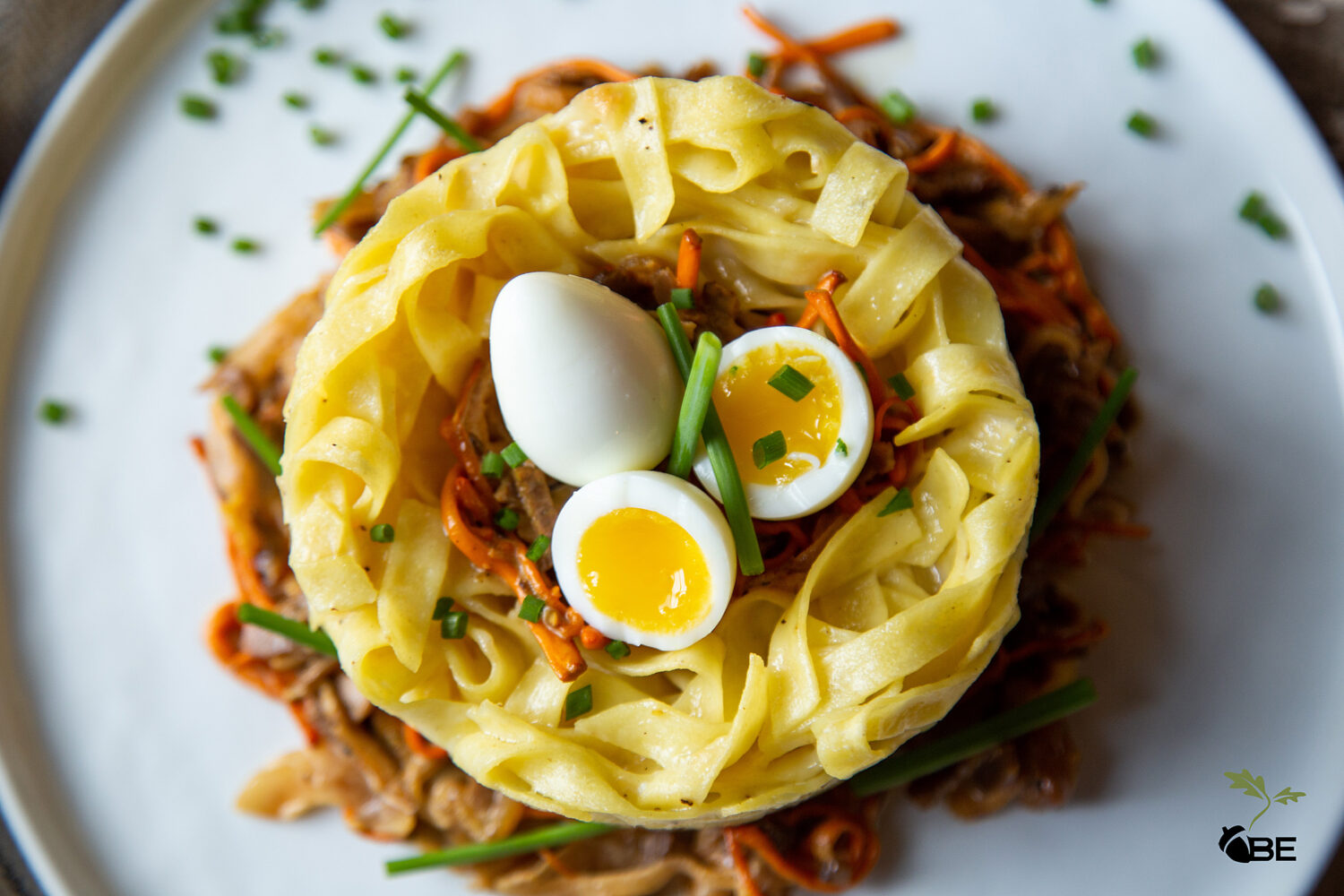 Quail Egg Fettuccini Nests Be the Beautiful Life