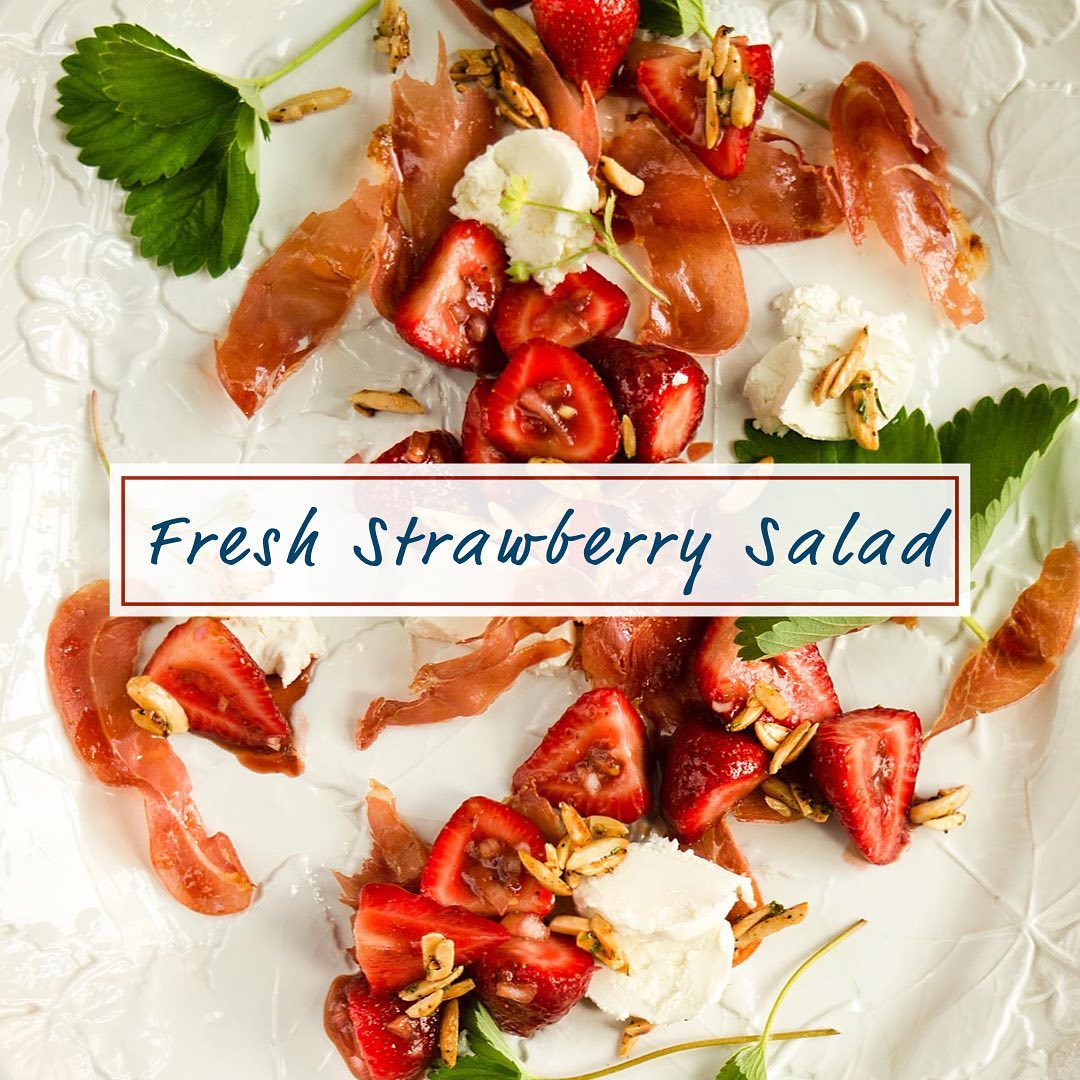 There’s no better way to enjoy sweet summer strawberries than in a fresh salad with peppered almonds, sweetened prosciutto, and tangy goat cheese. Packed with sweet and salty flavors, it’s everything you love about summer in one delicious dish.

Link in bio!

#strawberry #salad #summer #summertime #summerfruits #berries #proscuitto #almonds #goatcheese #sweet #salty #deliciousfood #taste #tastethebeautifullife #be #bethebeautifullife