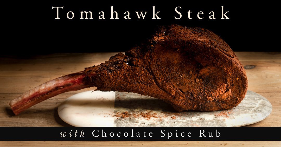 This recipe combines two of the greatest things on earth: steak and chocolate! Melt-in-your-mouth tender, juicy, and packed with bold flavor… This reverse seared tomahawk steak with chocolate spice rub does not disappoint!

#steak #tomahawksteak #chocolate #chocolatespicerub #chocolatesteak #taste #tastethebeautifullife #be #bethebeautifullife